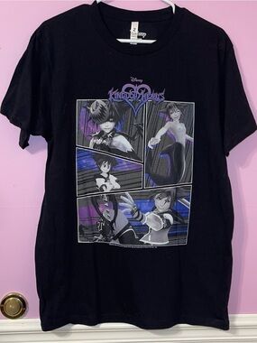 Kingdom hearts Disney sora graphic t shirt top goth gothic streetwear graphic
